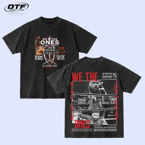 The Bloodline We The Ones Vintage Washed Graphic Tee - Roman Reigns Head of the Table Streetwear - Premium Cotton Oversized Tshirt Hoodie Sweatshirt Tank Top - Menswear Urban Crewneck Fan Apparel
