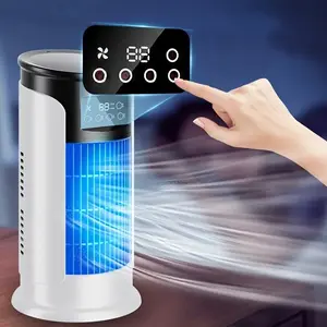 Portable USB Humidifier Fan with Ice Mist Function, 3-Speed Adjustable Cooling Fan, 360° Rotation, 2.5L Water Tank for Home & Office, USB Powered Fan