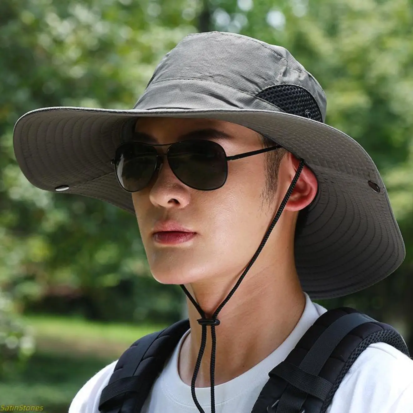 2026 Wholesale Men's Wide Brim Heat and Sun Protection Outdoor Bucket Hat - Foldable, Waterproof, Breathable, Face-Shading for Fishing, Hiking, Heat And Sun Protection Hats