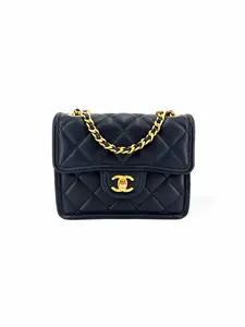Pre-owned CHANEL Caviar Crossbody Bags Quilted Mini Flap Crossbody Bag