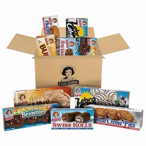 Little Debbie Snack Assortment Variety 5-Pack | 48 Snacks Cakes | Oatmeal Creme Pies Swiss Rolls Zebra Cake Rolls Cosmic Brownies Nutty Buddy Bars