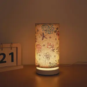 Floral Pattern LED Table Lamp, USB Rechargeable LED Night Light, Decorative Light for Home Living Room Bedroom, Home Decor, Flower Design Lamp, Indoor Lighting