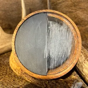 Mahogany half slate half glass