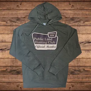 Public Land, Hunting Club Hoodie, Green