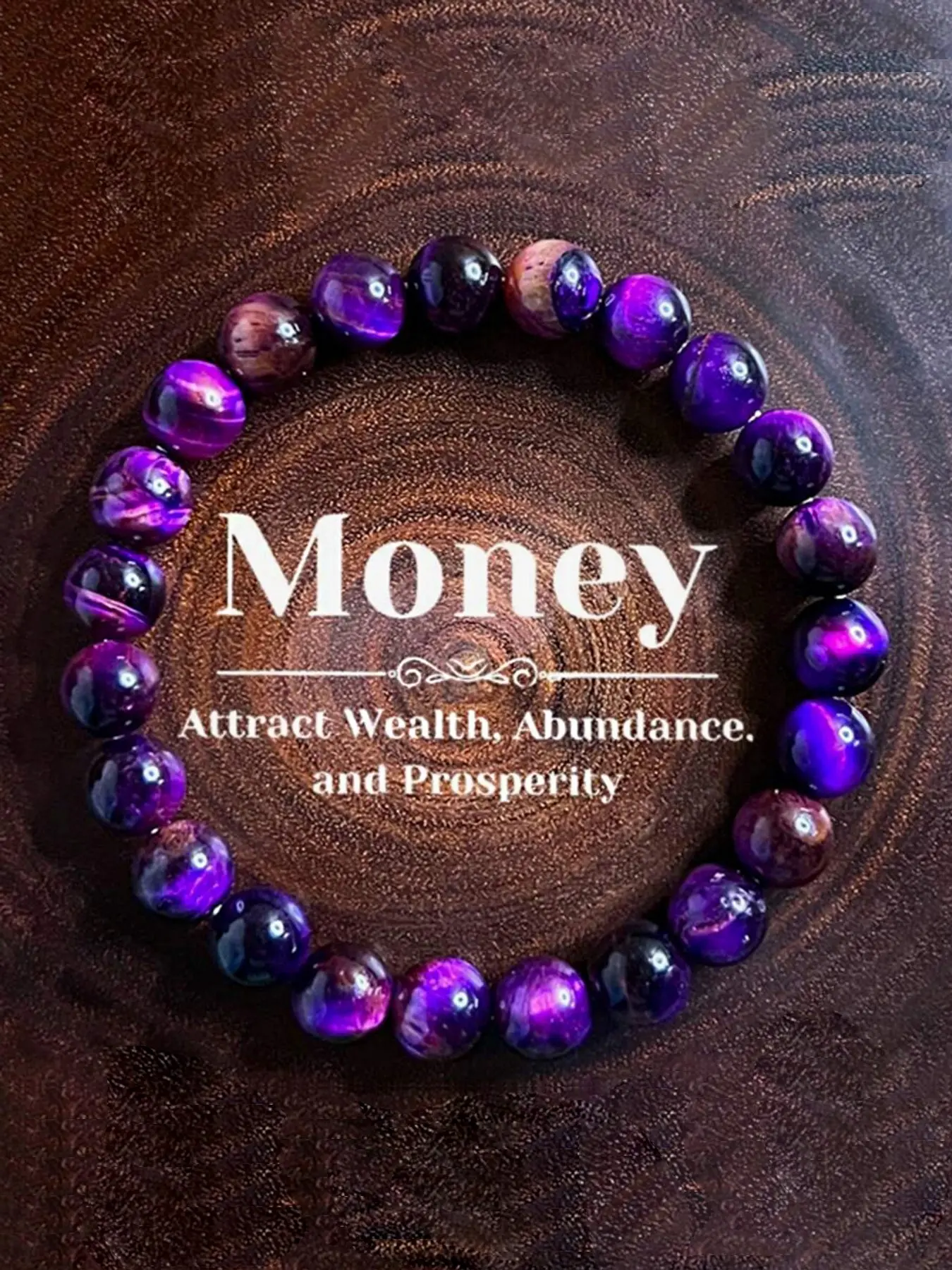 8mm multi-color selectable bead bracelet, Adjustable bracelet, tiger eye stone elastic chain wrapped bracelet, auspicious and protective beads, party accessory gift, inspirational gift suitable for both men and women, daily wear or gift, Beaded Bracelets