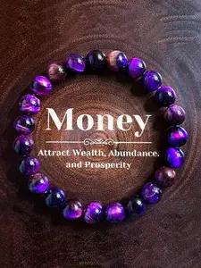 8mm multi-color selectable bead bracelet, Adjustable bracelet, tiger eye stone elastic chain wrapped bracelet, auspicious and protective beads, party accessory gift, inspirational gift suitable for both men and women, daily wear or gift