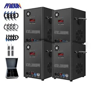 PAIDUN 4PCS New Version 850W Cold Spark Machine Flight Case DMX512 Remote Control Firework Effect DJ Disco Show Wedding