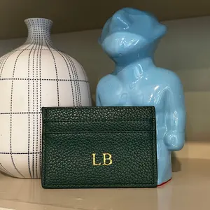 The Classic | Monogramed Leather Cardholder