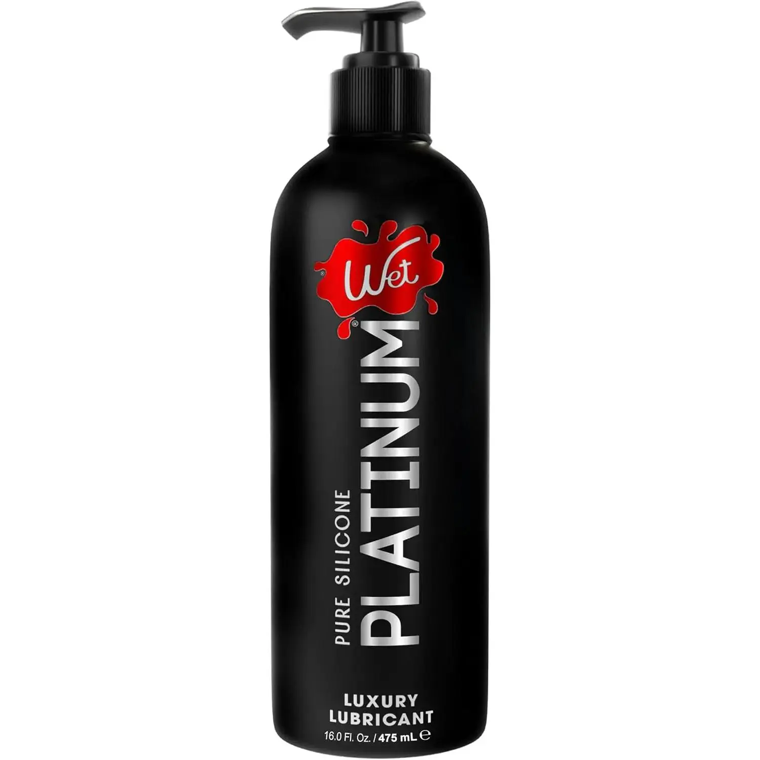 Wet Platinum Luxury Silicone Lubricant 16oz