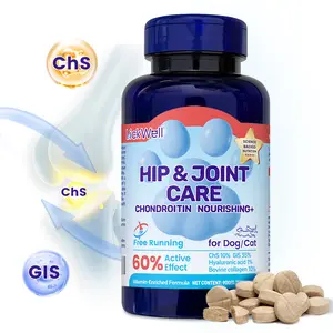 LickWell Joint Supplement for Cats & Dogs | Glucosamine & Chondroitin Tablets | Supports Mobility & Comfort | Daily Joint Care | 120 Tablets