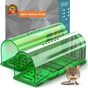 🐁Humane Catch and Release Indoor/Outdoor Mouse Traps Pack of 2 - Easy Set Durable Traps🪤Safe for Pets and Humans - Instantly Remove Unwanted Vermin from Your Home，Catch and Release Indoor/Outdoor Mouse Traps#Operation Catch Jerry🏠