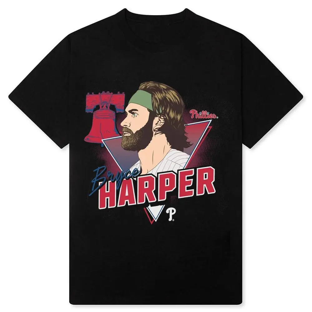 Bryce Harper 3 Philadelphia Baseball Graphic T-Shirt Vintage Fan Gift Unisex