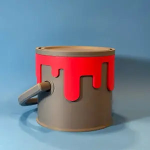 Dripping Paint Can Deck Box for MTG Deck Box for EDH Commander 3D Printed Deck Box Fit For 100 Double Sleeved Cards