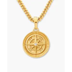 JAXXON - Compass Pendant - Gold