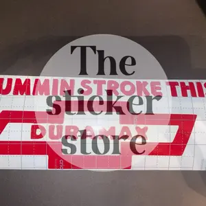Duramax sticker
