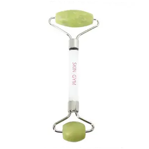 Skin Gym Jade Facial Roller - Luxurious Skincare Tool for Radiance Comfort with Gentle Massage for Puffiness Reduction Daily Radiant Glow Smooth Rejuvenating