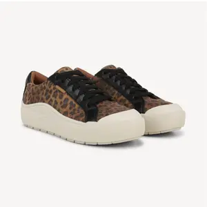 Dr. Scholl's Time Off Women's Sneakers - Leopard Faux Leather - Hot Casual Fashion Shoes - Top Trending Gift Footwear