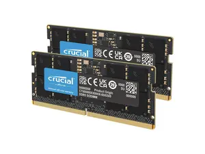 Crucial 128GB (2 x 64GB) 262-Pin DDR5 SO-DIMM DDR5 5600 (PC5 44800) Laptop Memory Model CT2K64G56C46S5