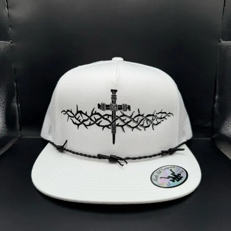 Crown Of Thorns Trucker Hat with Unique Design and Adjustable Strap Crown Of Thorns Trucker Hat with Unique Design and Adjustable Strap