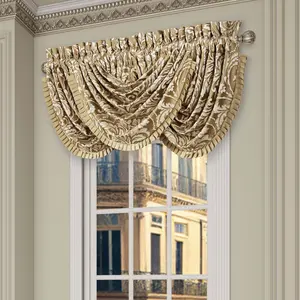 Aurelia Gold Waterfall Window Valance