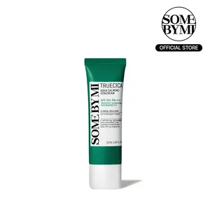 Truecica Aqua Calming Sunscreen 1.69oz - Korean Skincare - Lightweight Hydrating Serum SPF50 for Acne & Sensitive Skin - Invisible Finish