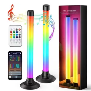 RGB Music LED Rhythm Light, USB Powered, Sync Atmosphere Lamp, Indoor Colorful Strip, Creative Desktop TV Bedroom Decor, LED Strip Lights