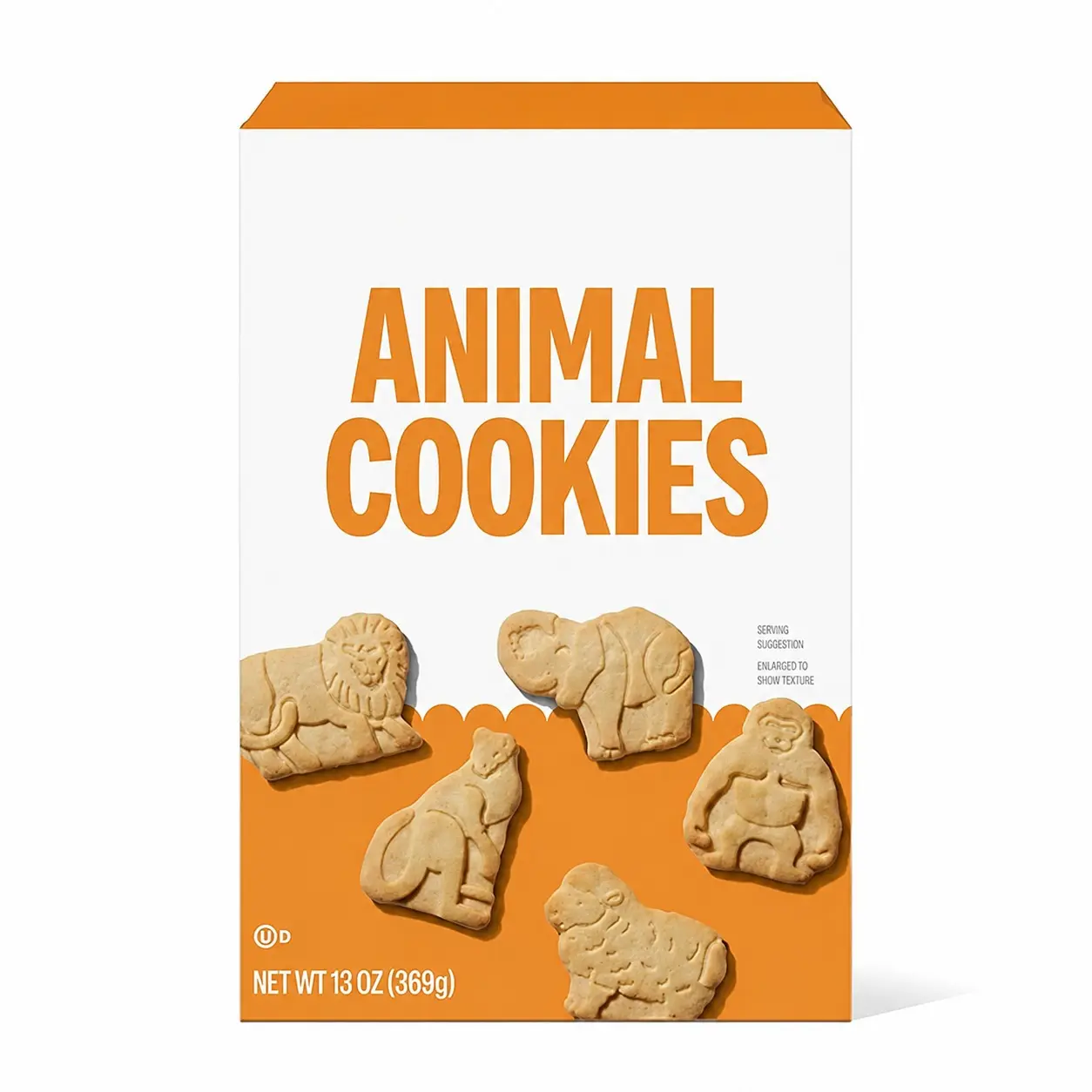 Fun & Crunchy Animal Cookies | Classic Sweet Baked Snack (13 oz)