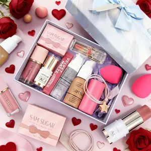Valentine's Day Makeup Box, Makeup Bundle Box, All-In-One Beauty Set, Easy Beauty, Essential Cosmetics Collection, Perfect Gift for Teens and Women, Makeup Kit Set