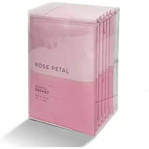 ed Fresh  Pouches -  Rose Petal Air Freshener -   & Closet Deodorizer for Drawers, Closets,  and Bathrooms - Long-Lasting Fresh  Sachets (6-Pack)
