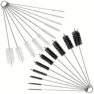 Stainless Steel Bottle Brushes, Reusable Straw Cleaning Brush, Bottle Cleaning Brushes