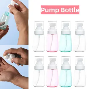 A Set of 8/4 Pcs Leakproof Pump Bottles,2 Oz Travel Size BPA-Free Refillable Plastic Containers for Lotion,Liquid Soap,Essential Oil Blends and Other Toiletries,New Year Gifts,Hand Tools Kits