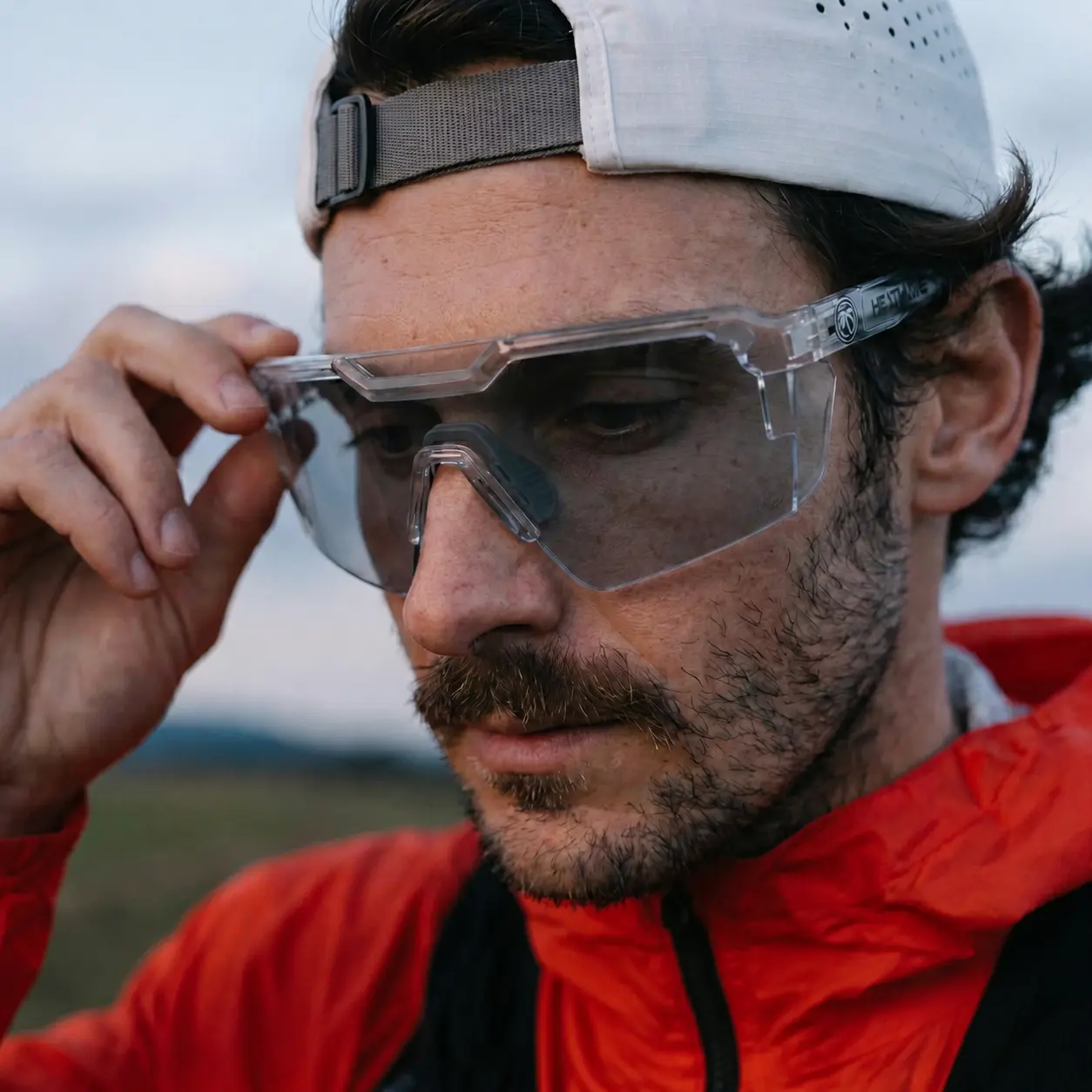 ANSI Z87+ Photochromic Polarized Sports Sunglasses Men Women UV400 Protection Light Adjusting Transition Lenses Impact Resistant Windproof Wrap Around Shield Eyewear Cycling Running Fishing Driving Baseball Biking Tactical Safety Goggles Anti-Slip Glasses