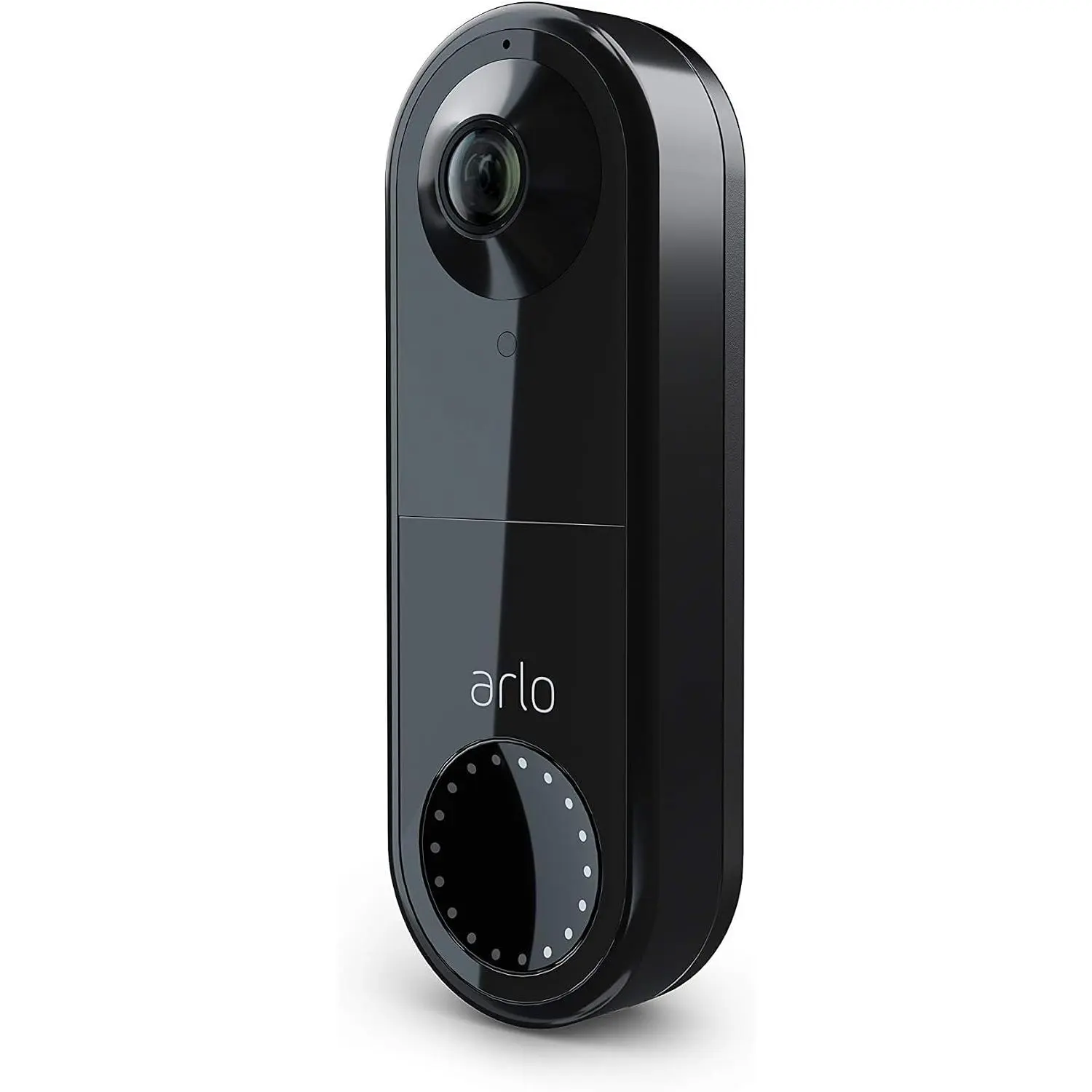 Wired Video Doorbell with HD Video, 180° View, Night Vision, 2-Way Audio, Direct Wi-Fi Connectivity, No Hub Needed, Easy Installation (Existing Doorbell Wiring Required), Black - AVD1001B, Two-Way Audio