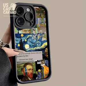 Van Gogh'S Oil Painting TPU Design Compatible with Iphone 15 Pro Max Phone Case, Also Suitable for Iphone 14/13 Pro/12/11/7/8 Plus/X/Xs Max. Offers Complete Protection Against Falls And Is Highly Sought