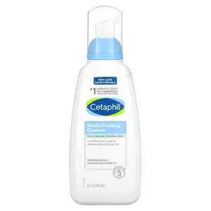 Cetaphil Gentle Foaming Cleanser, Fragrance Free, 8 fl oz (236 ml)