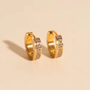 Giraffe Huggie Hoop Earrings