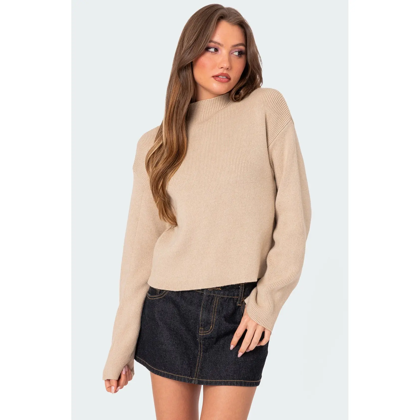 Kimberly Mock Neck Sweater