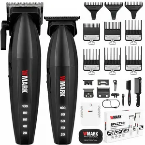 WMAKR NG-8632 Cordless USB Rechargeable Hair Clipper Kit - Professional Barber Set with Precision Cut, Electric Cutter, Beard & Home Grooming Tools, Practical Gift High-Power Trimmer