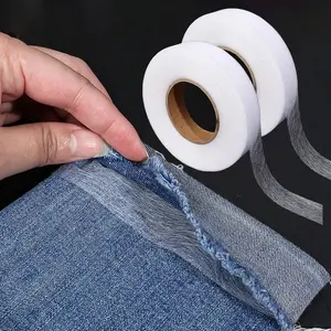 Black/White Double Sided Interlining Sewing Accessory, 1 Roll Adhesive Tape, Clothing Fusible Interlining, DIY Accessories for Patchwork