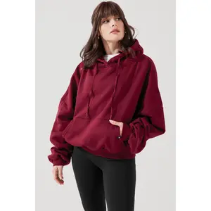 Pullover Cloud Hoodie - Crimson