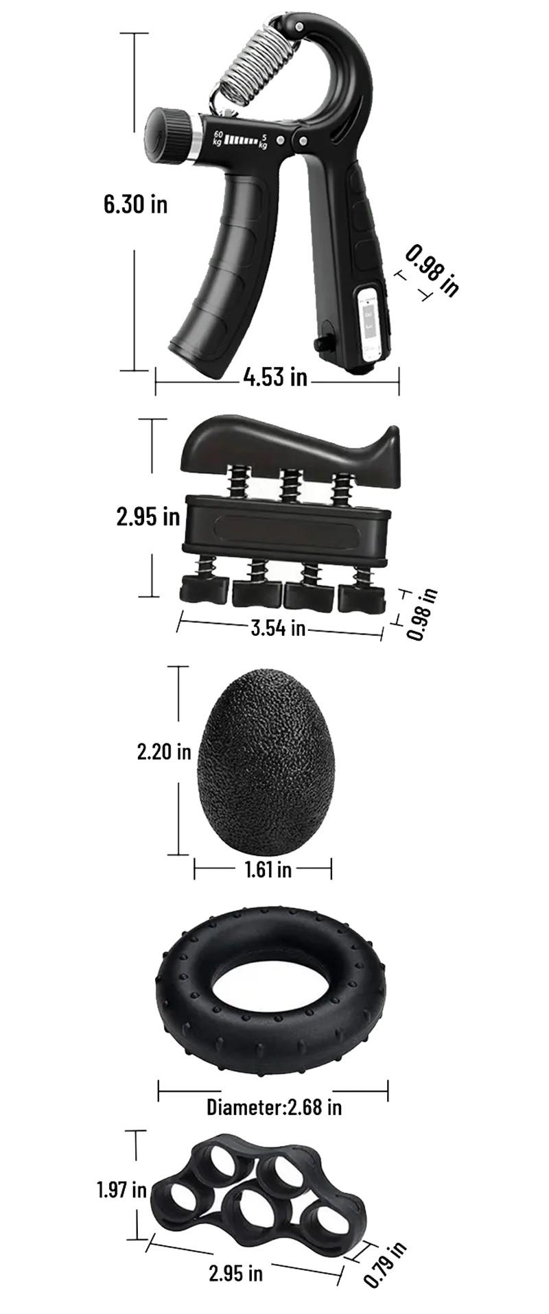 Adjustable Resistance Hand Grip Strengthener, Forearm Veins Trainer, Home Gym Fitness Equipment for Athletes and Great Father's Day Gift