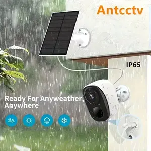 Wireless Outdoor Security Camera, Fhd 3mp Night Vision, Solar Powered, Human Detection, Cloud Storage, Battery Operated, Home Safety, Solar Surveillance Camera, Solar Security Cameras