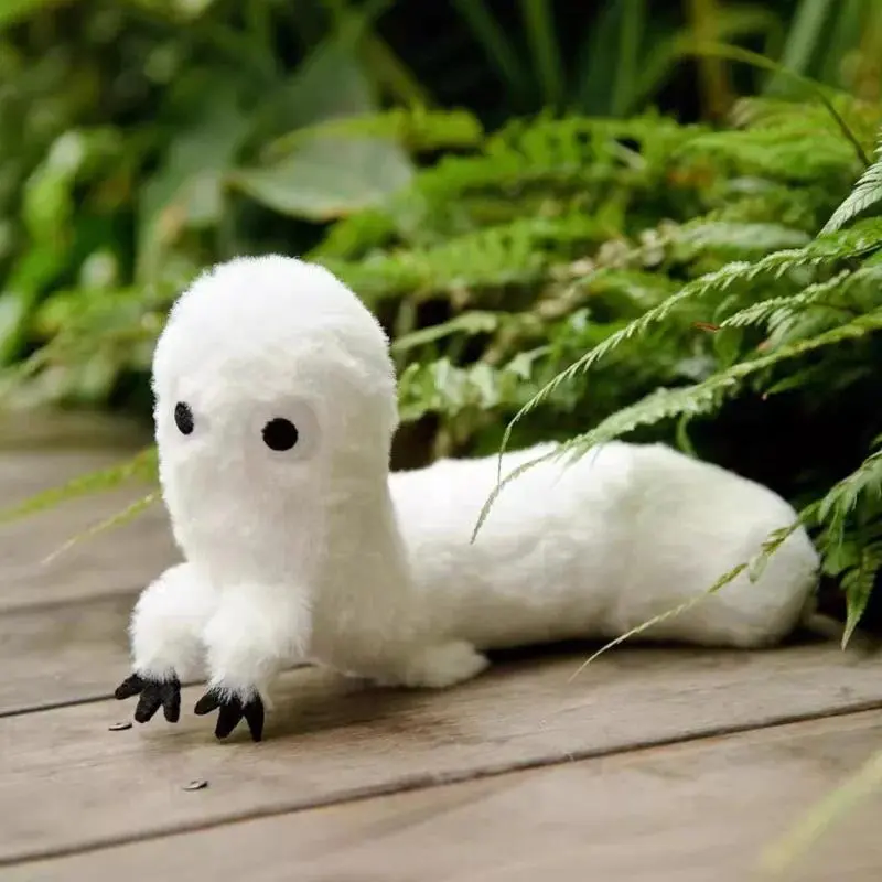 New Interesting White Caterpillar Doll Plush Toy 35cm Multiple Styles Room Decoration Plush Doll Toy For Kid Gift