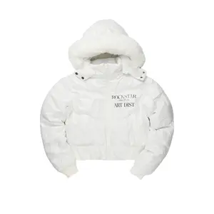 Destina White Puffer Jacket