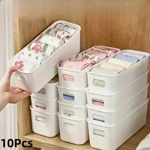 Drawer Organizer Box, 10pcs Multi-purpose Open-top Drawer Organizer Boxes for Phone Cases, Bedside Essentials, and Home Organization, Bedroom Storage Organizer