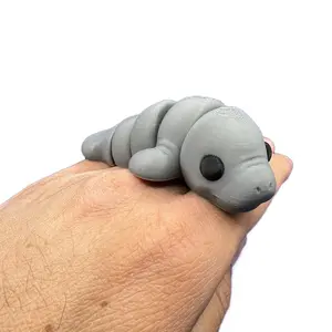 Cute Baby Manatee Articulated Figure/Moveable Joints!
