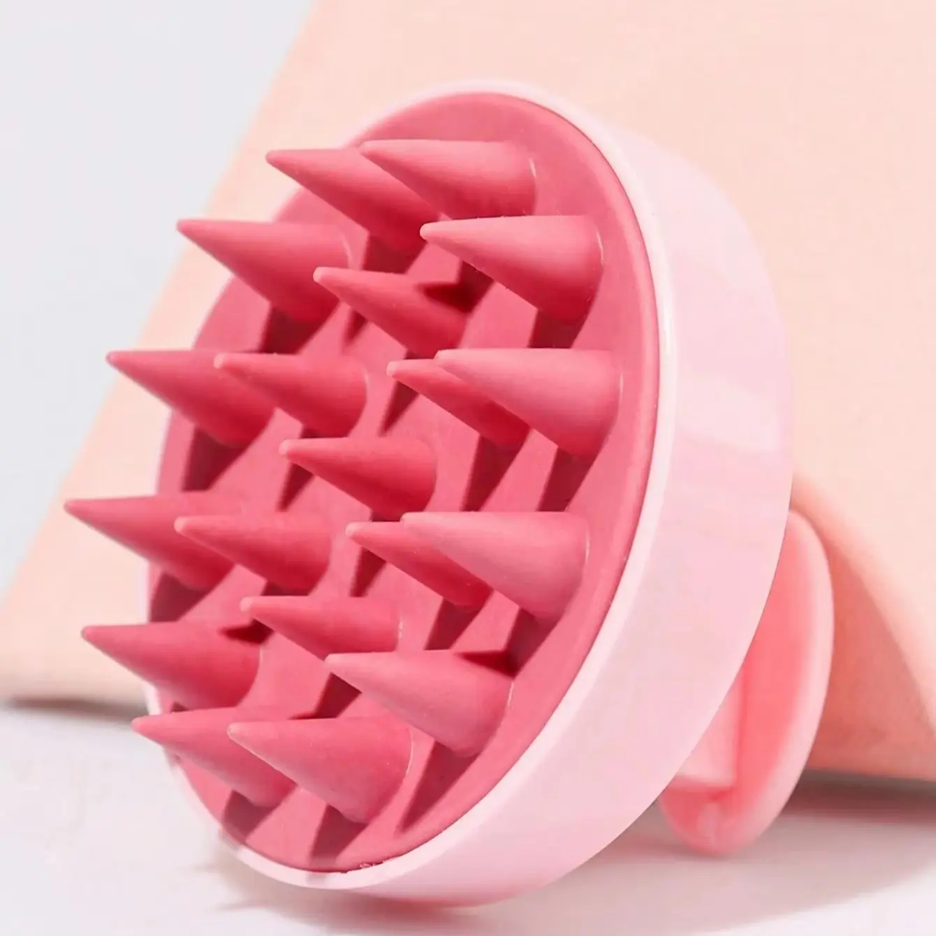 Silicone Head Massager Promotes Hair Growth, Manual Scalp Massager with Shampoo Brush, Health Hair Care Accessories