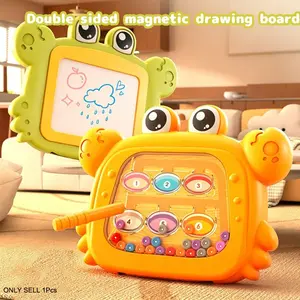 Crayfish Magnetic Maze Color Sorting Game, Educational Toy for Kids, Holiday Gift Idea, Interactive Bead Movement Puzzle Board, Shape Recognition Puzzles, Puzzles for Toddlers
