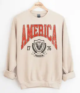 America Varsity Graphic Top