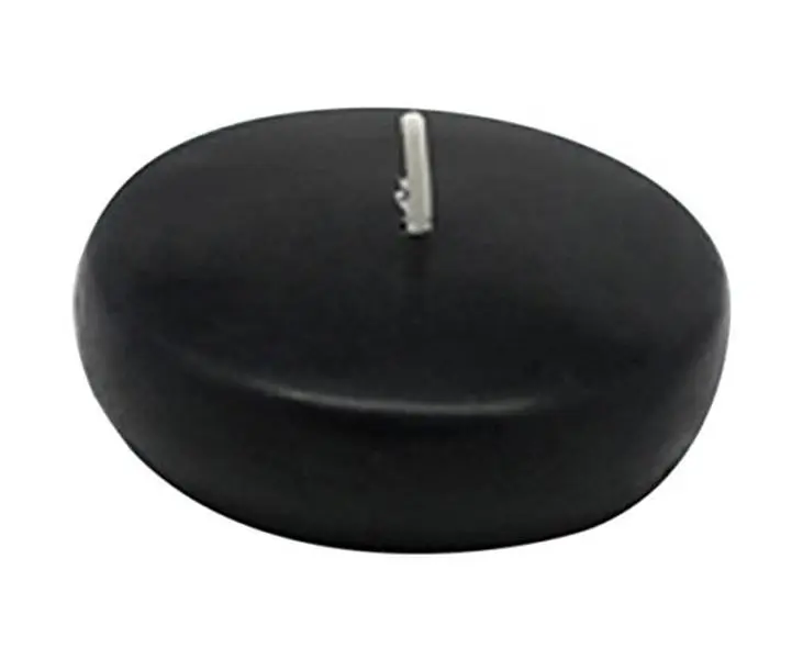 Black Floating Candles - 2.25 in, 24-Piece Hand-Poured Set, Home Decor Accent for All Rooms, Romantic House Decoration, Ideal Gift for Home Supplies Enthusiasts